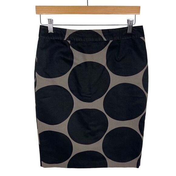 Boden Polkadot Pencil Skirt Black Dots Workwear Career Officers women’s size 6 - Picture 1 of 11